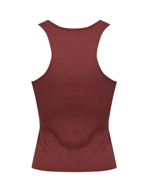 Top a costine in jersey di cotone Purple red Patrizia Pepe | 8M1617 J216M536